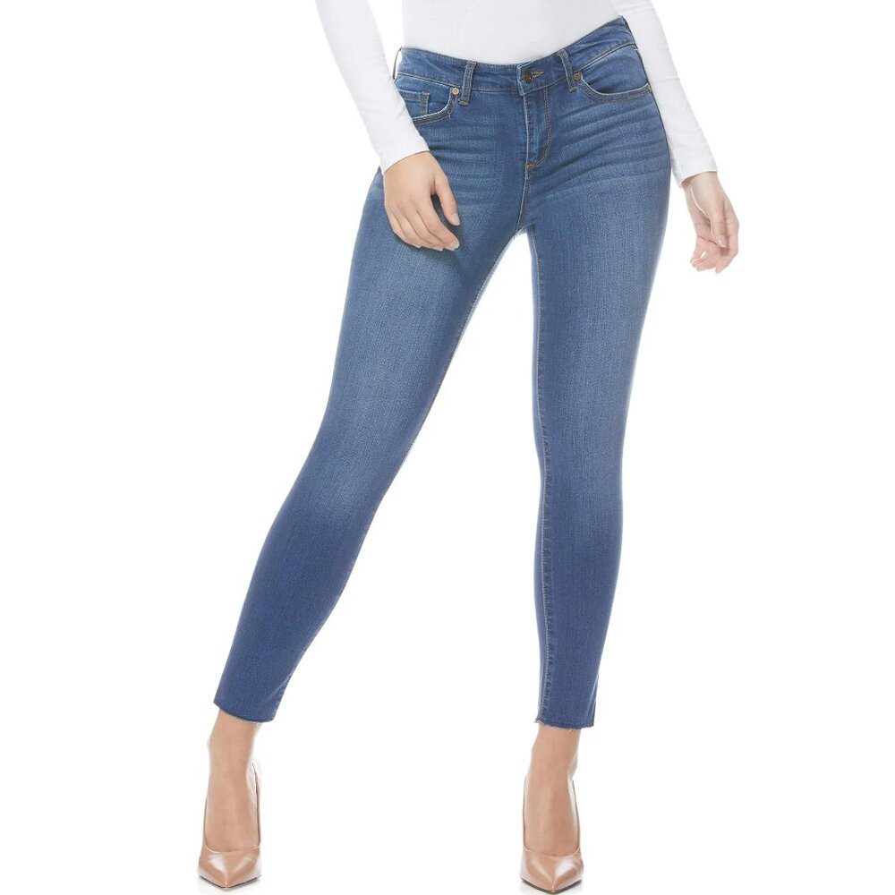 Sofia Vergara Jeans High Rise Skinny Fit Ankle Womens Sz 20 Blue Stretch MD Wash
